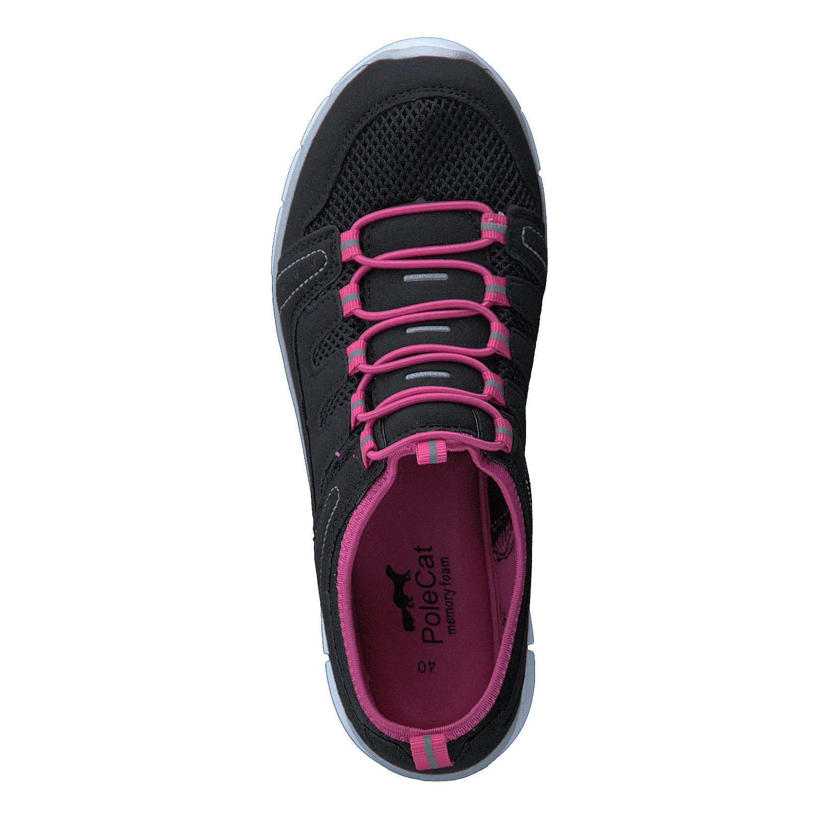 435-2311 Comfort Sock Black/Fuchsia