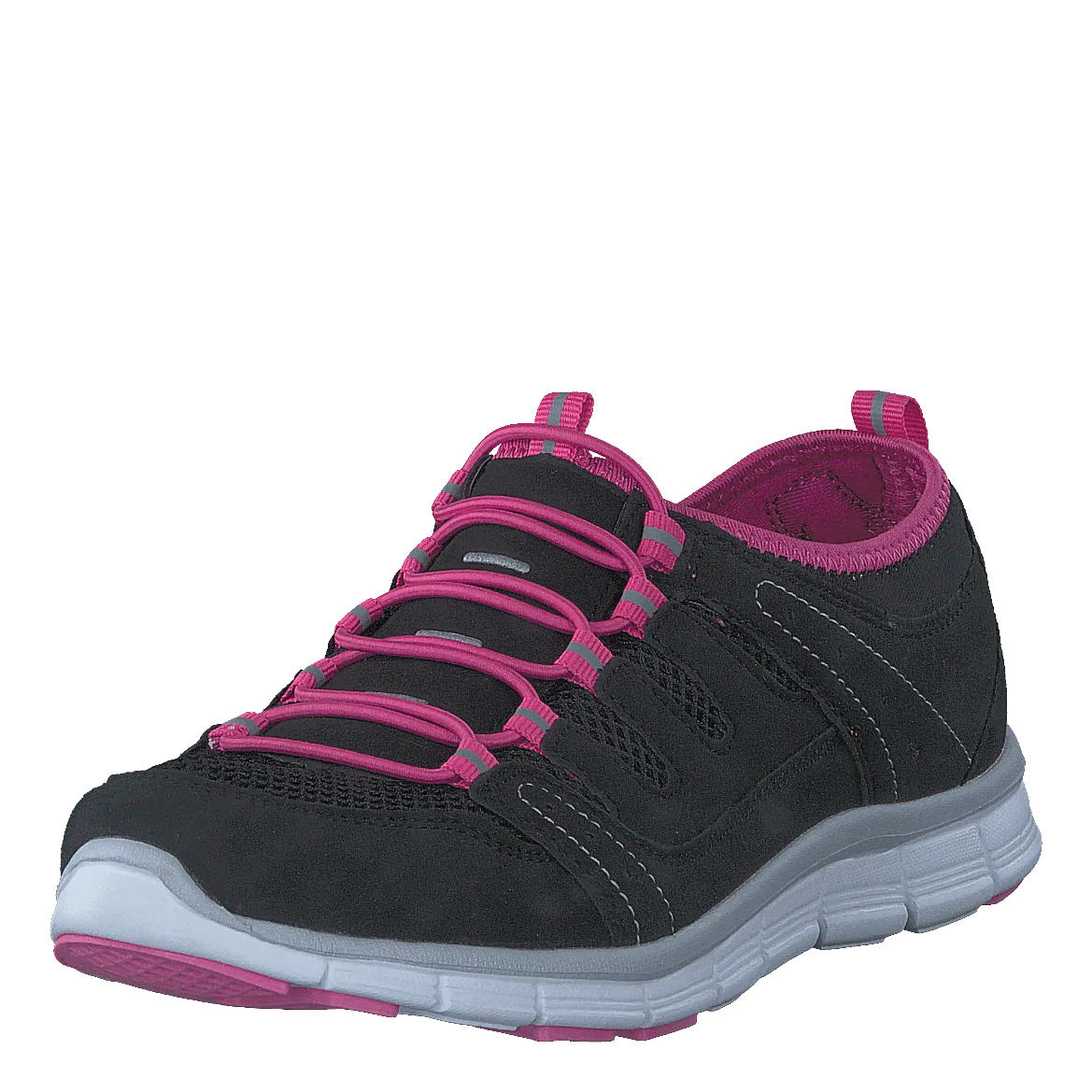 435-2311 Comfort Sock Black/Fuchsia