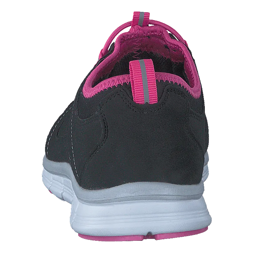 435-2311 Comfort Sock Black/Fuchsia