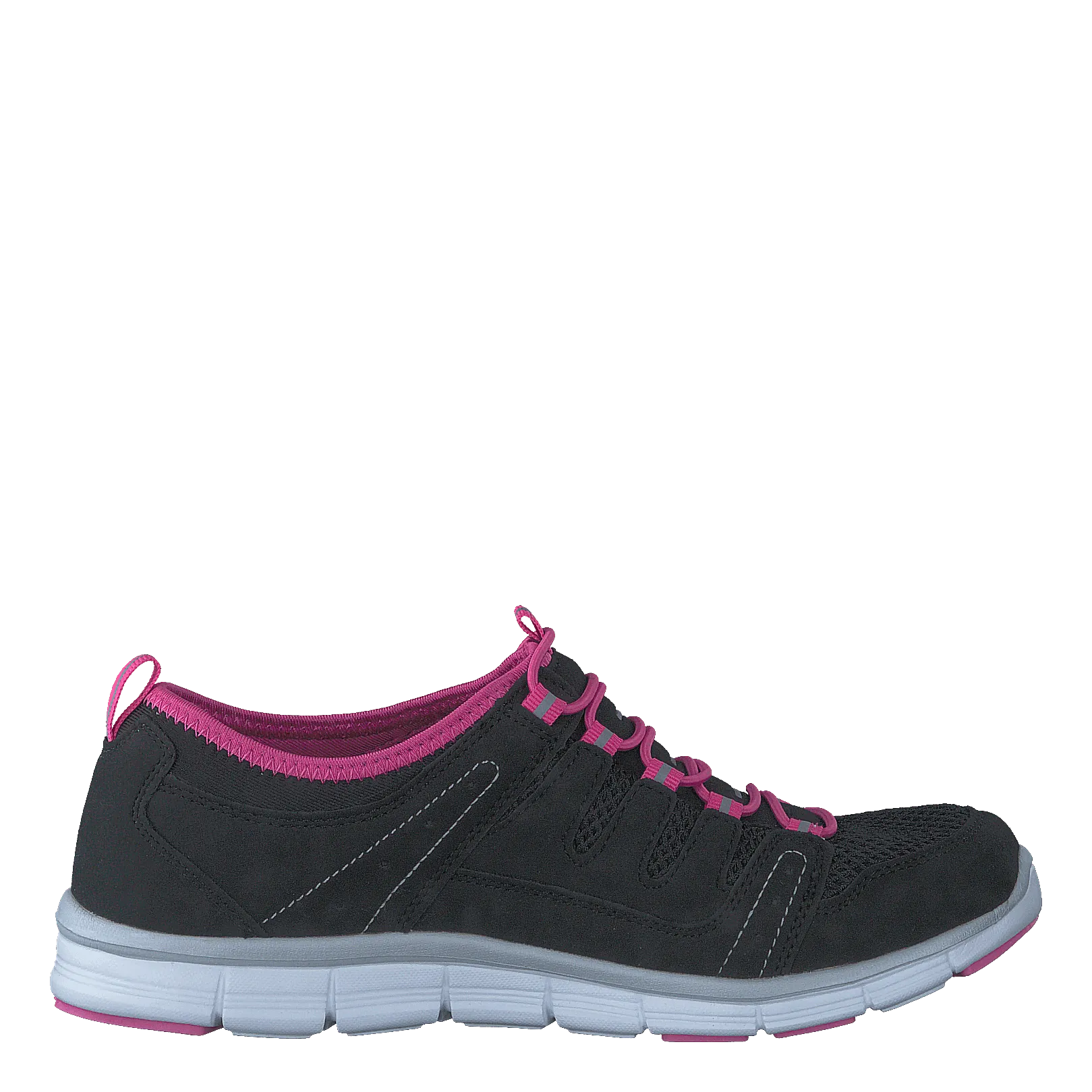 435-2311 Comfort Sock Black/Fuchsia