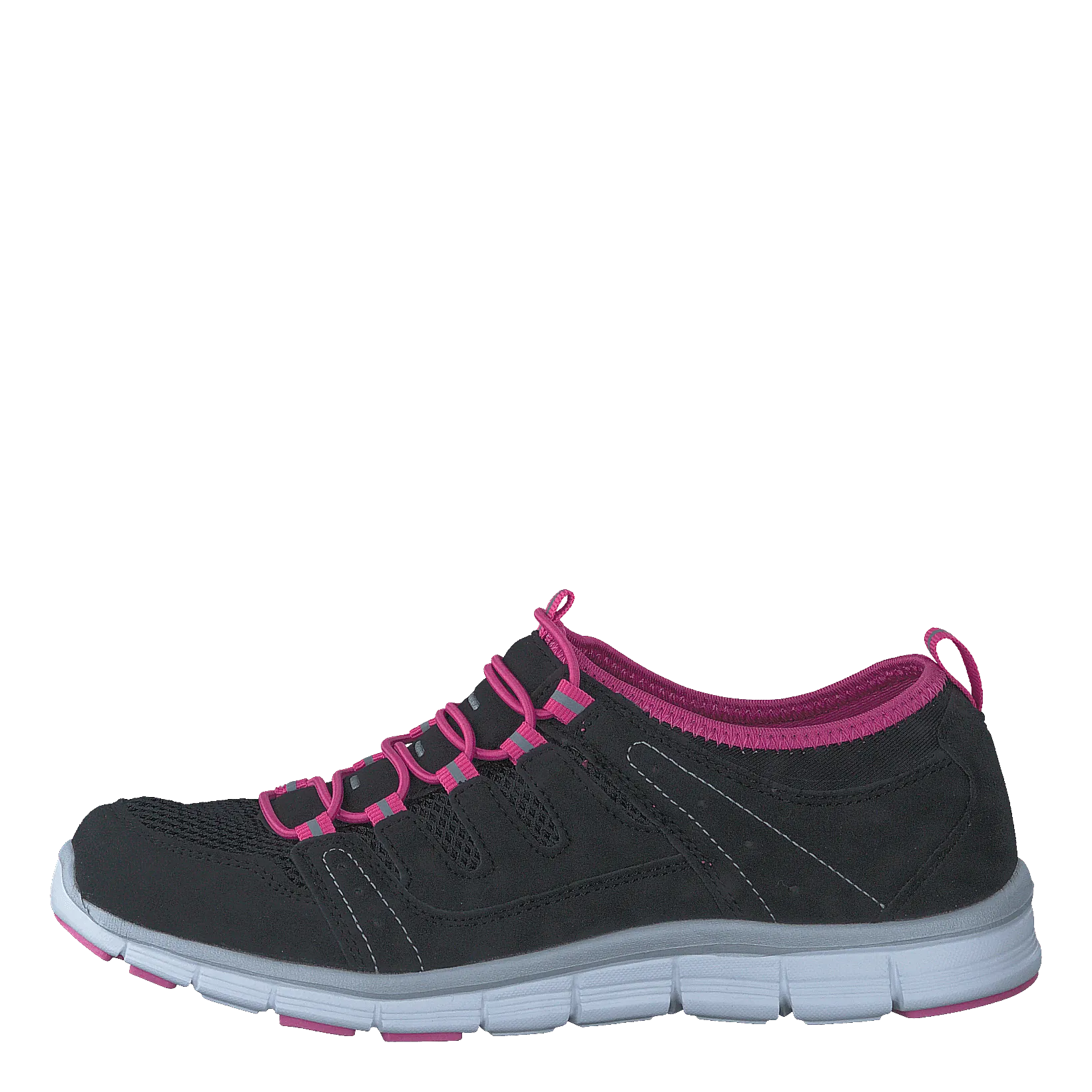 435-2311 Comfort Sock Black/Fuchsia