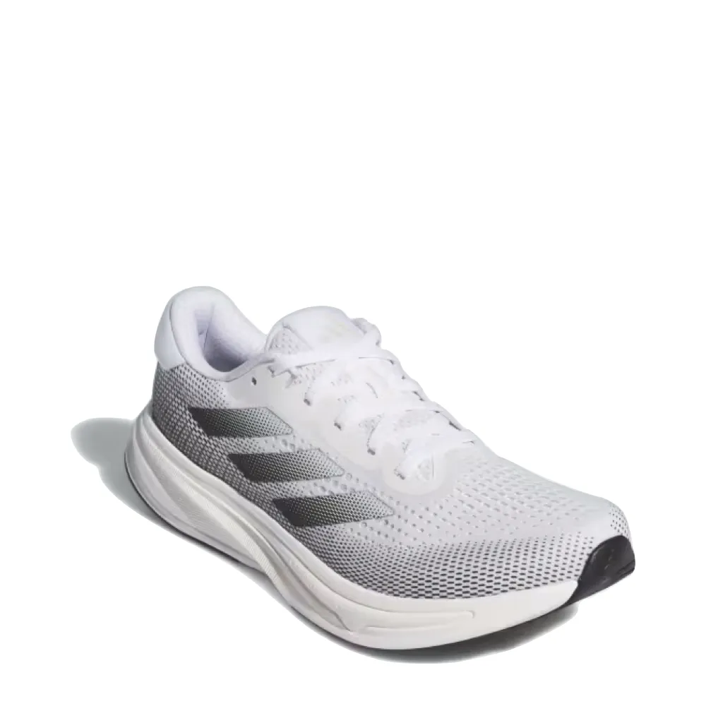 Adidas Men's Supernova Rise Sneaker in Cloud White/Core Black/Zero Metalic