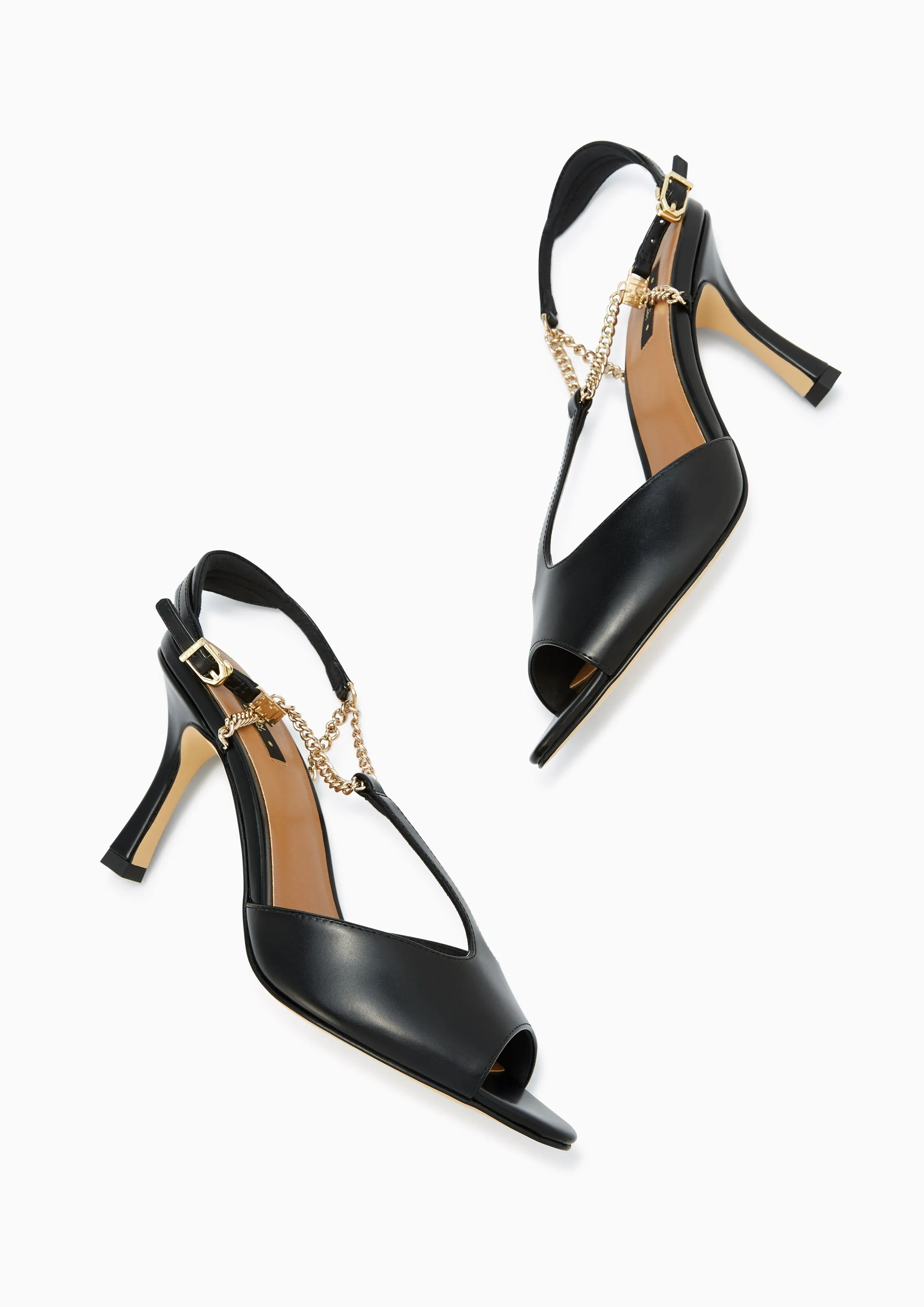 Bever High Heel Sandals Black