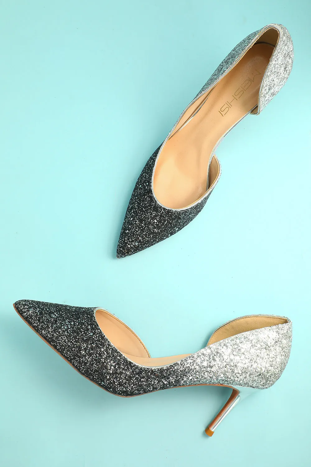 Bling Bling Pointy Heels