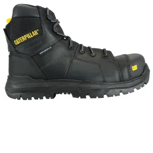 Caterpillar Leather Crossrail 2.0 Safety Boot Comp Toe Black