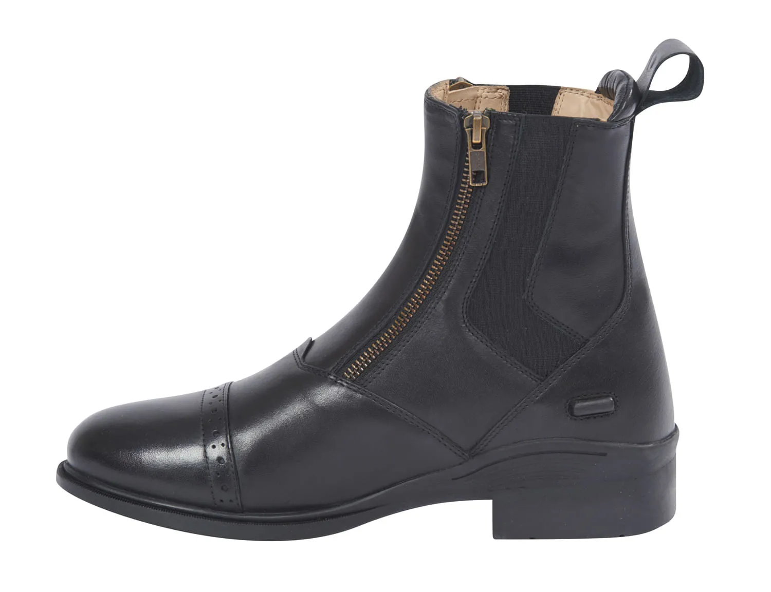 Dublin Evolution Double Zip Front Paddock Boots, Black