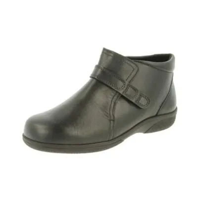 Easy B DB Goldcrest Black Women's Ankle Boots