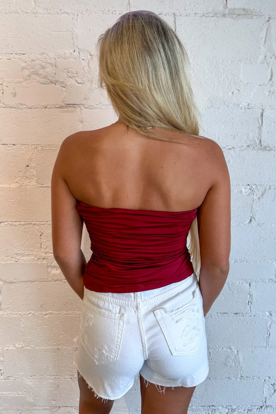 Feeling Fine Strapless Top