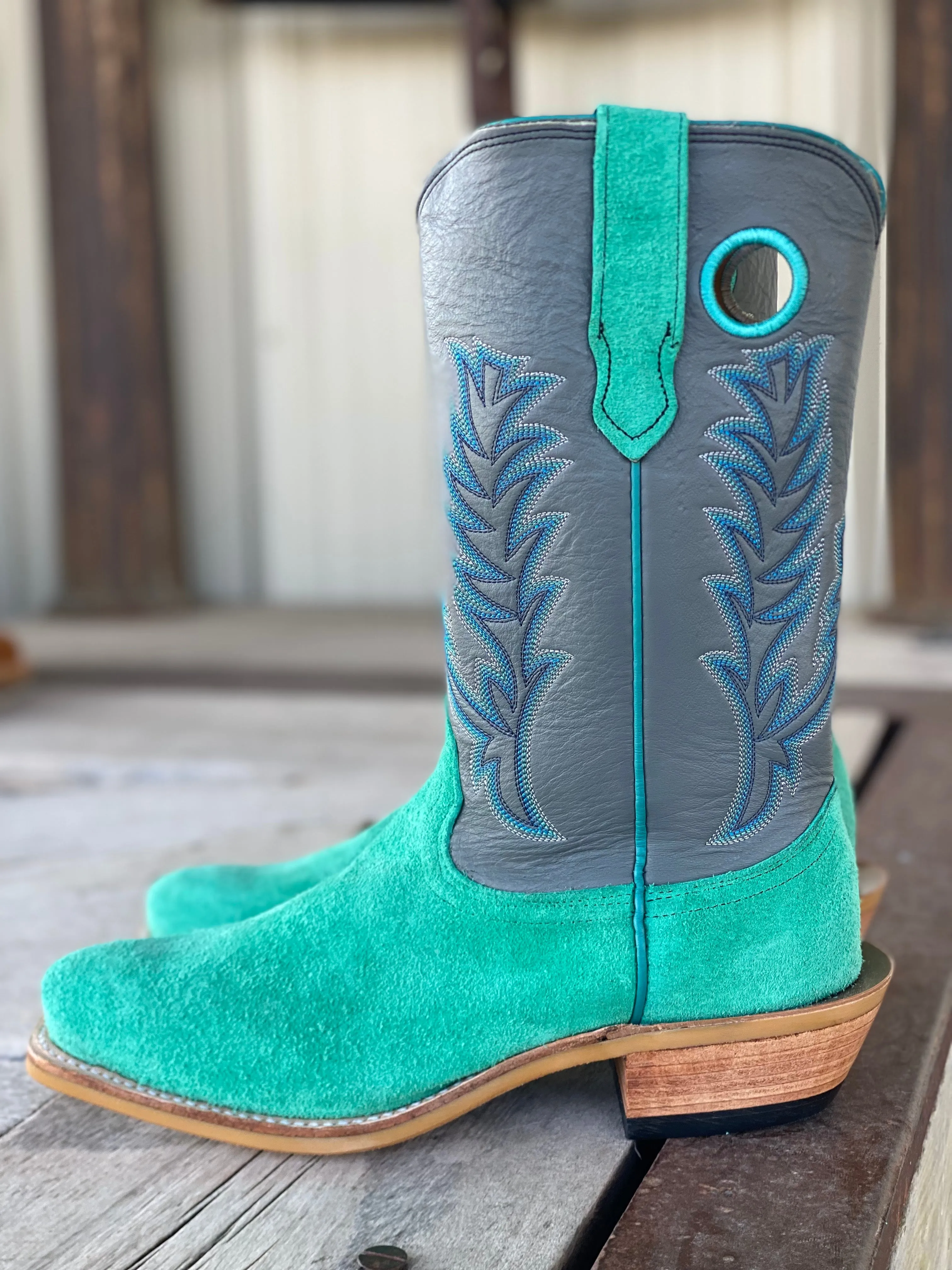 Fenoglio Boot Co. | Jade Moto Rough Out Boot