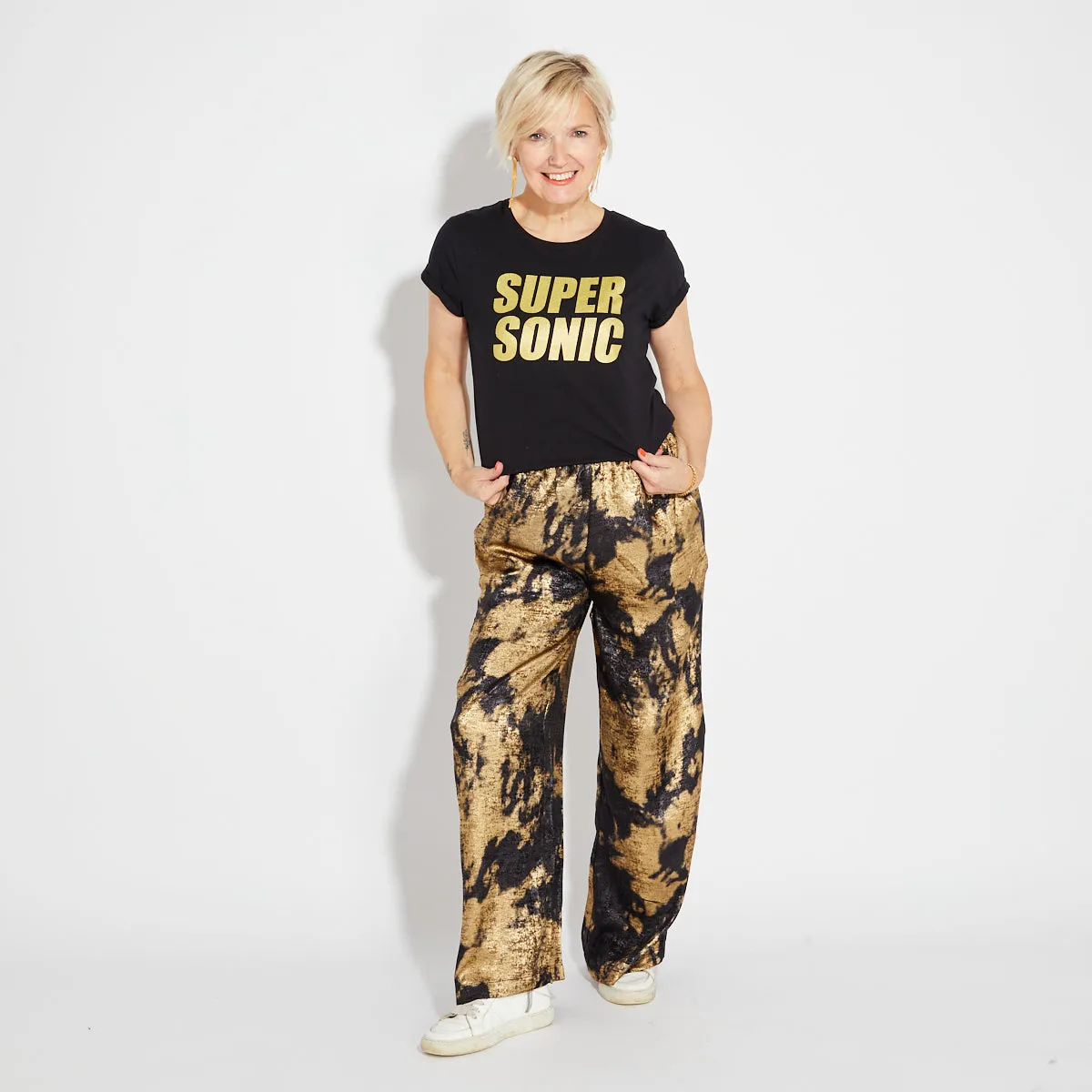 Gold Foil Trousers