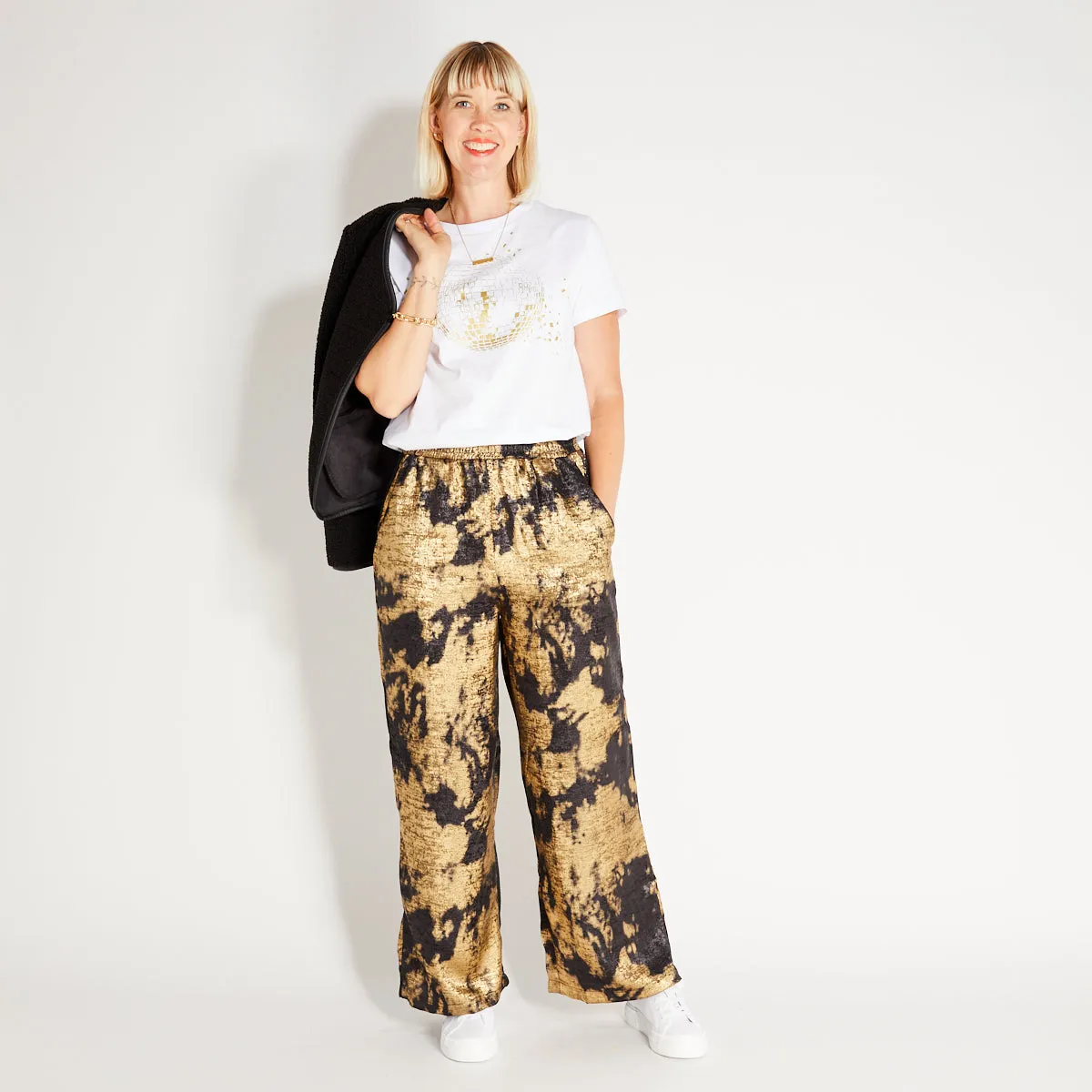 Gold Foil Trousers