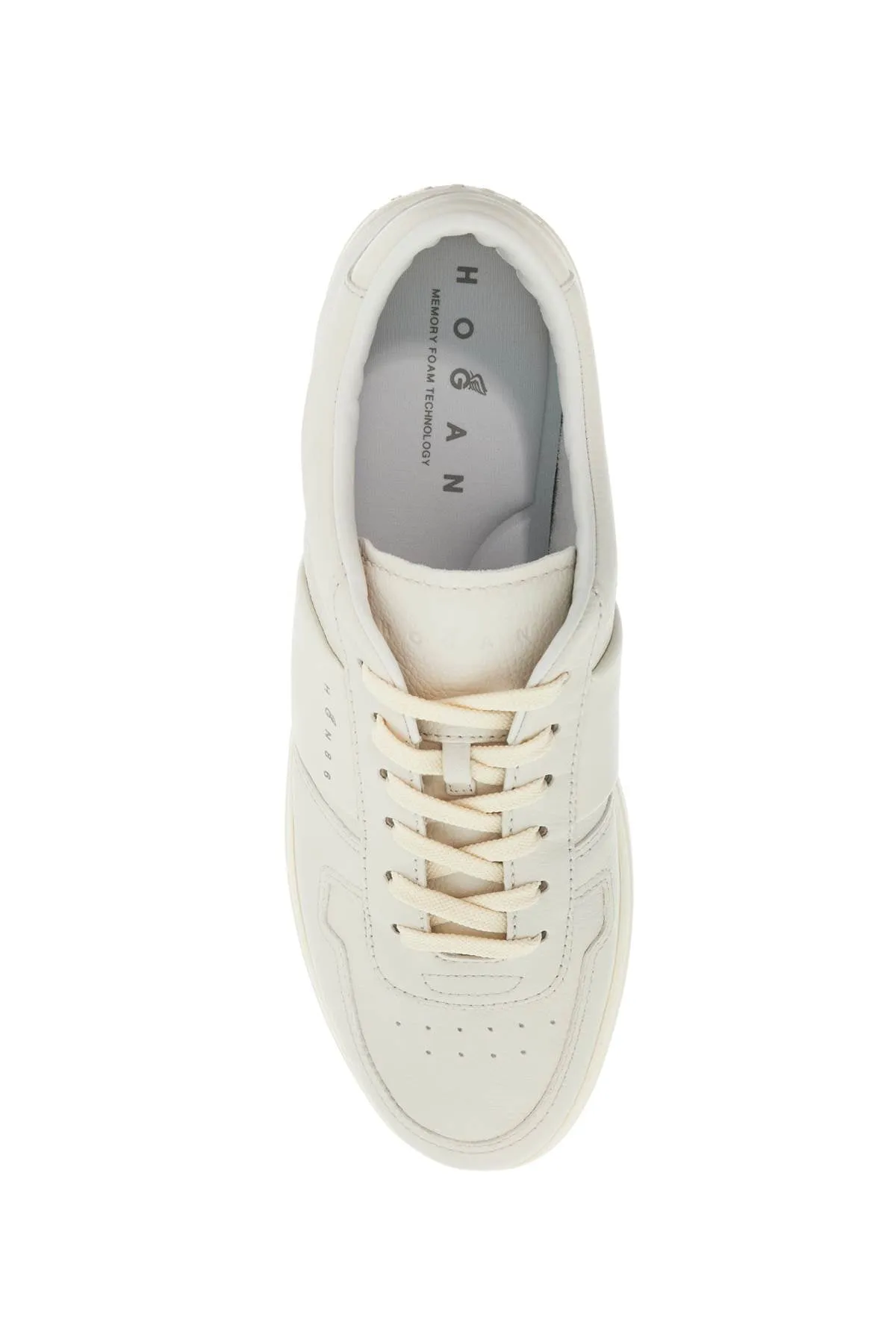 H-TV Leather and Suede Sneakers