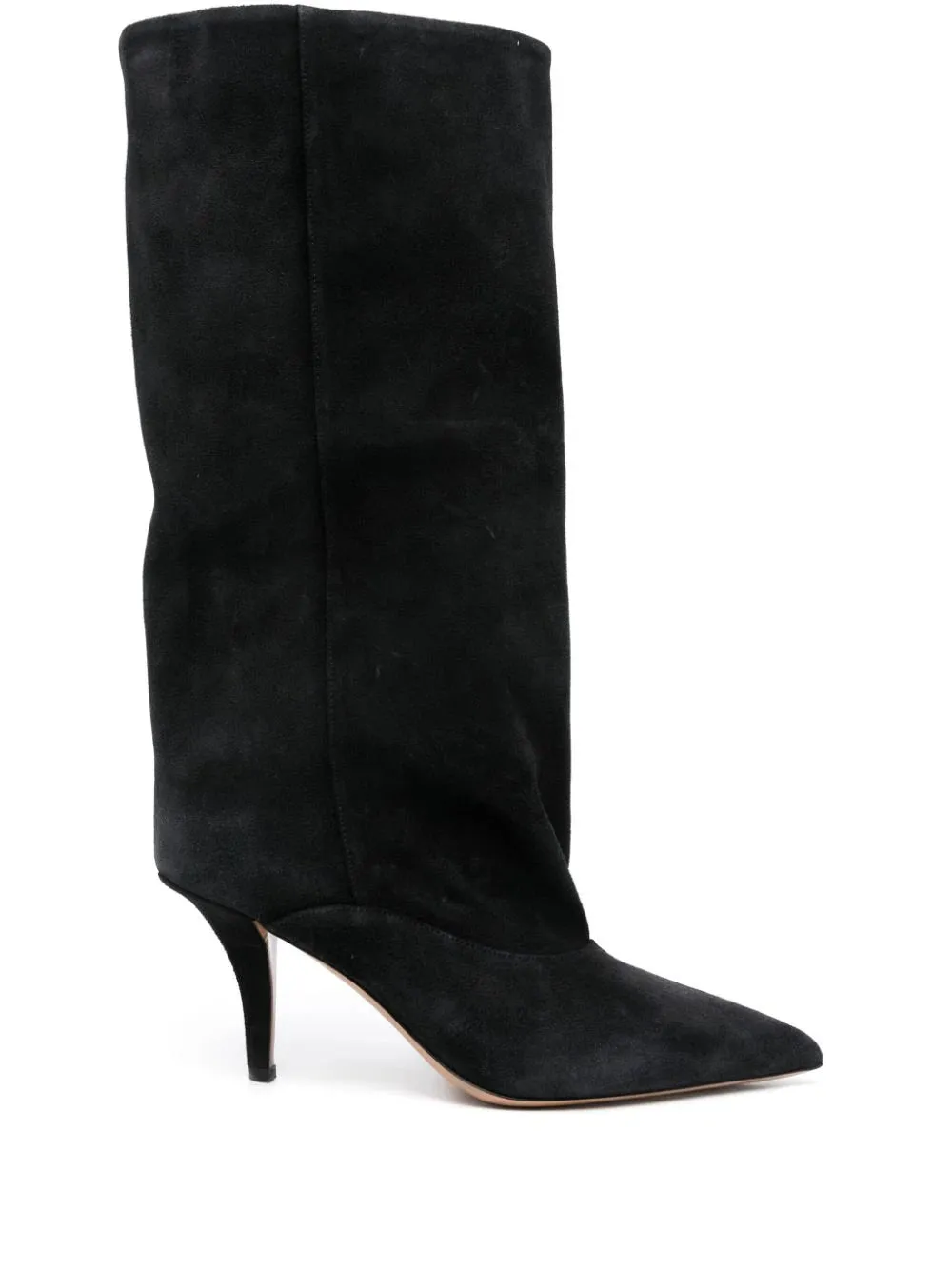 Ines Midcalf 75mm Boot in Off-Black