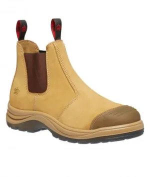 King Gee Tradie Gusset Steel Cap Safety Boots With Scuff Cap (K25200)