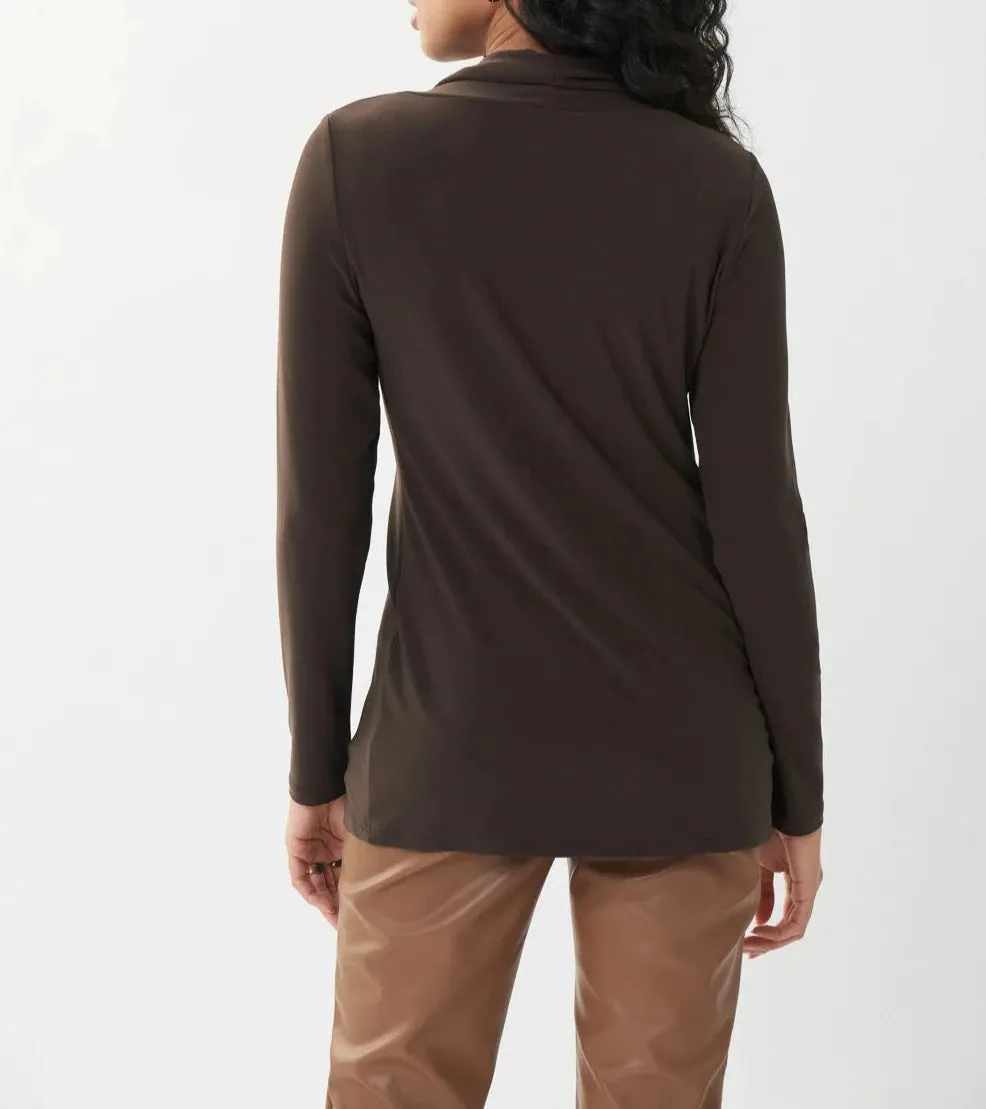 Long Sleeve Mock Cowl Top