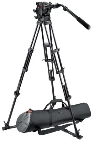 Manfrotto 526 Pro Fluid Video Head 545GB Pro Alu Video Tripod MBAG100P