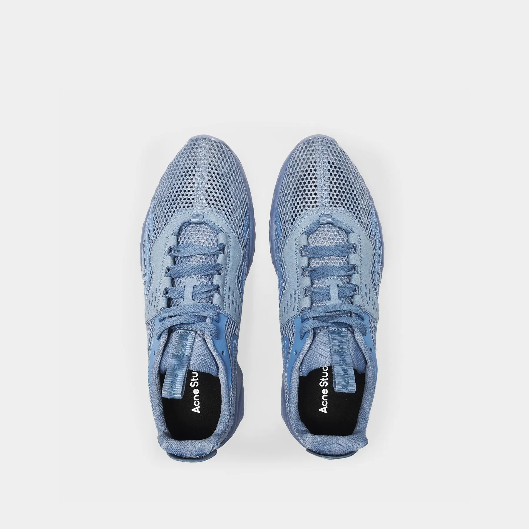 N3W Net Sneakers in Blue Canvas