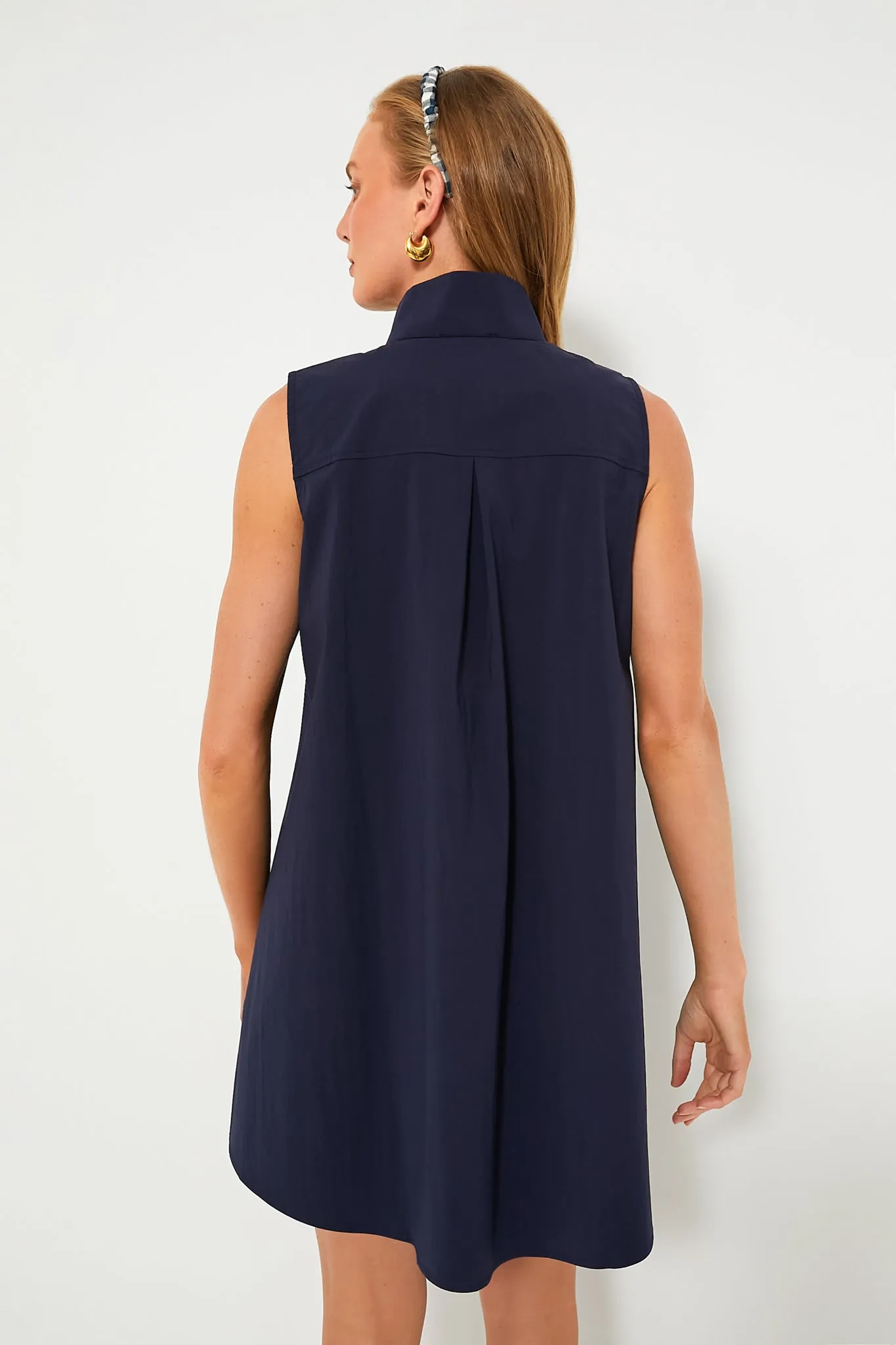 Navy Sleeveless Charlie Dress