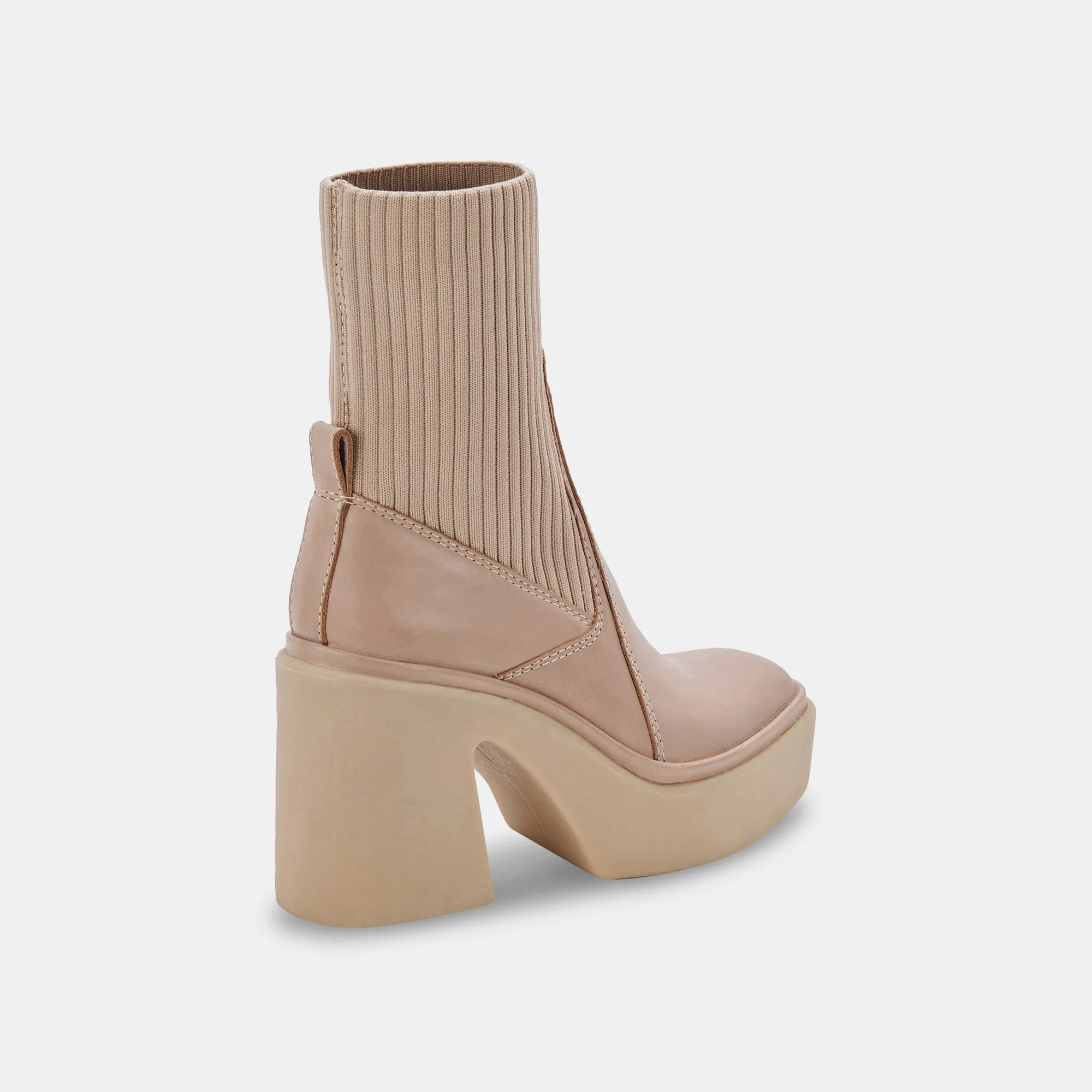 ODINA BOOTS TAUPE LEATHER