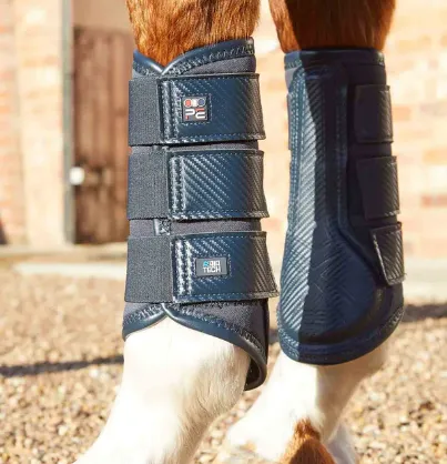 Premier Equine Carbon Air-Tech Single Locking Brushing Boots