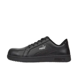 Puma Safety Womens Heritage Low Leather Composite Toe Black Black