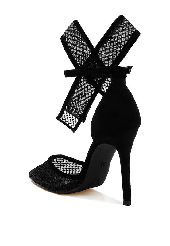 Regenta Big Bow Detail Stiletto Sandals