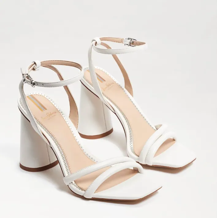 Sam Edelman Kia Block Heel in White