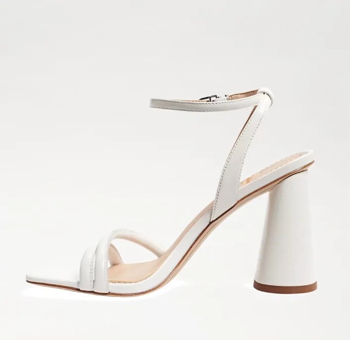 Sam Edelman Kia Block Heel in White