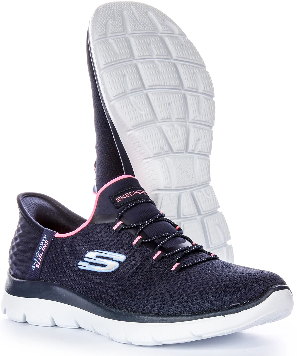 Skechers Summits-Diamond In Navypink For Women