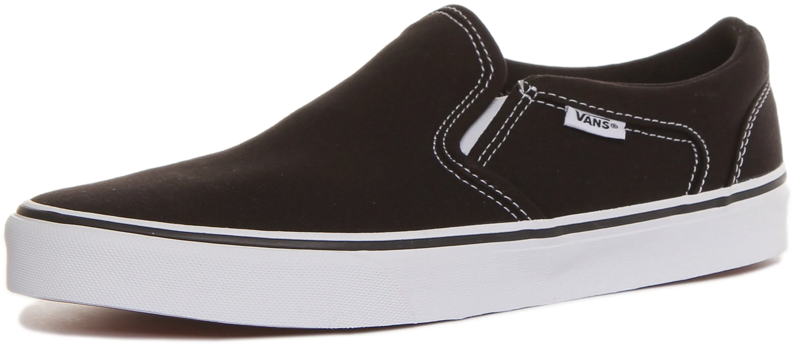 Vans Asher In Black White For Men