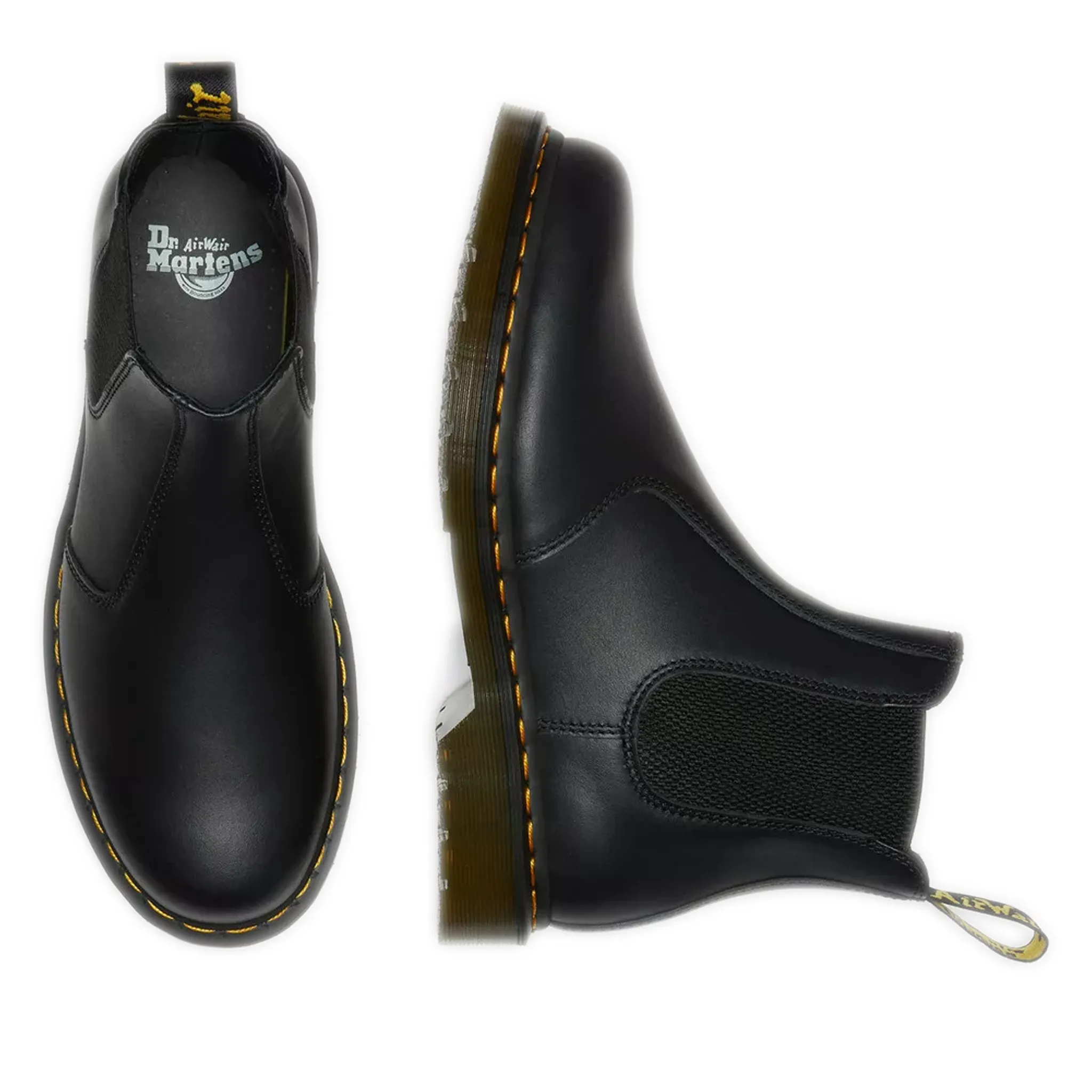 Women's Dr. Martens 2976 Nappa Leather Chelsea Boots - Black Nappa